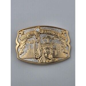VtG Hammond International Mint Diamond Edition Statue of Liberty 24k Gold Buckle